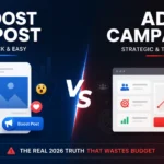 Boost a Post vs Ad Campaign: The Real 2026 Truth That Wastes Budget