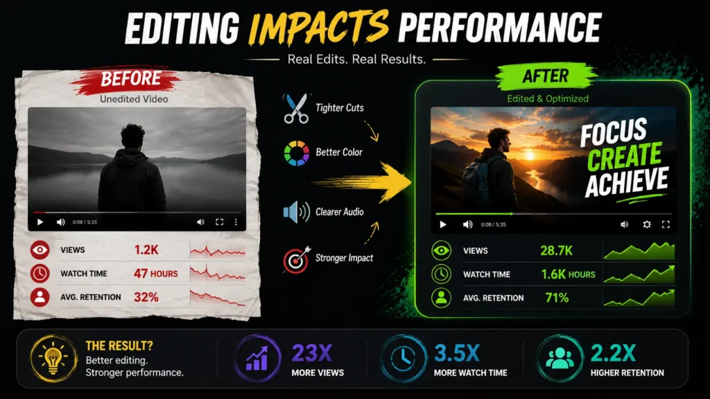 video editing performance