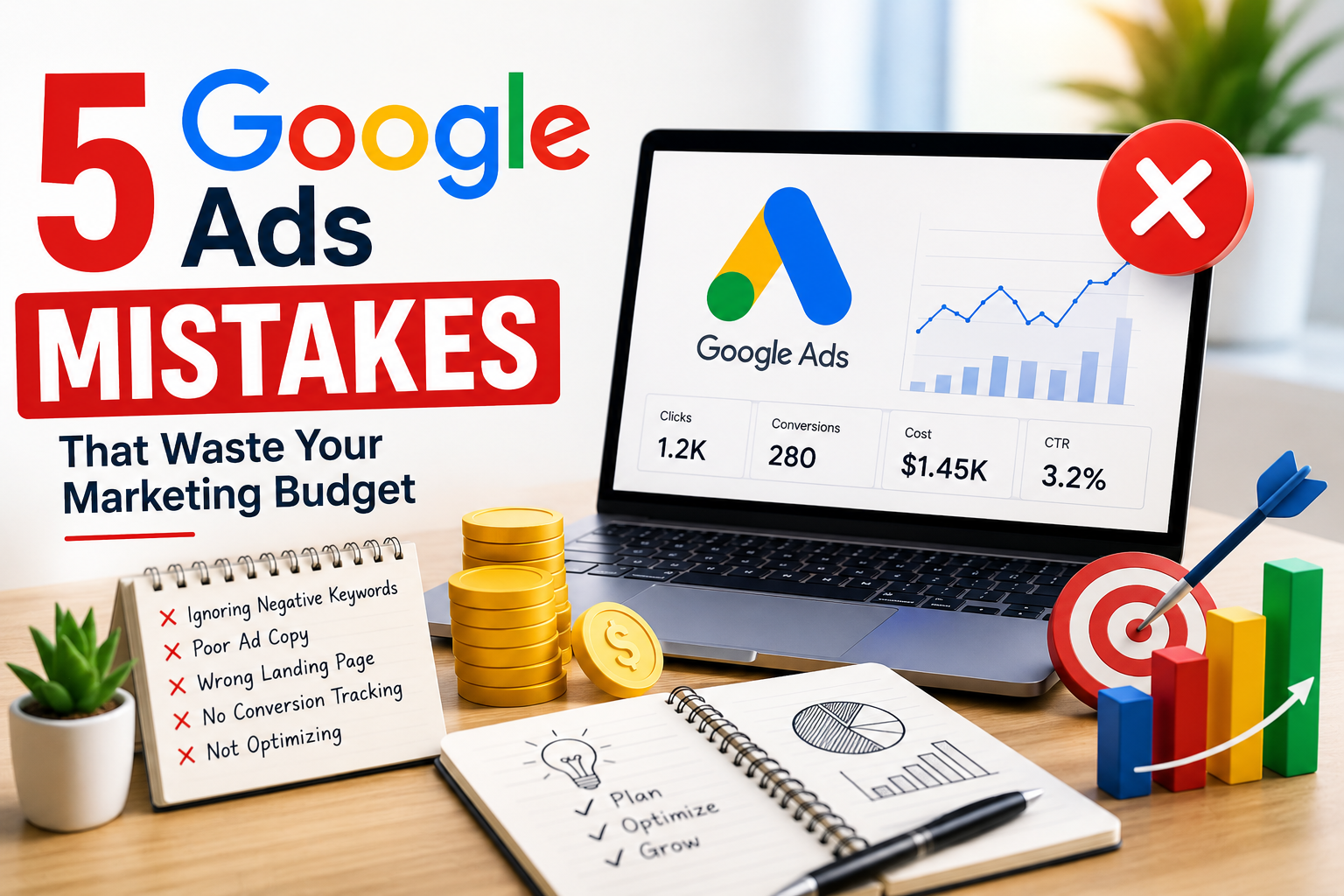 Google Ads mistakes