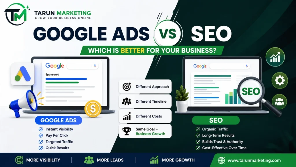google ads vs seo