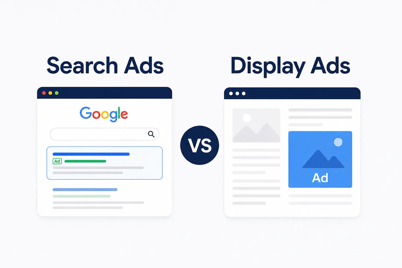 search ads vs display ads