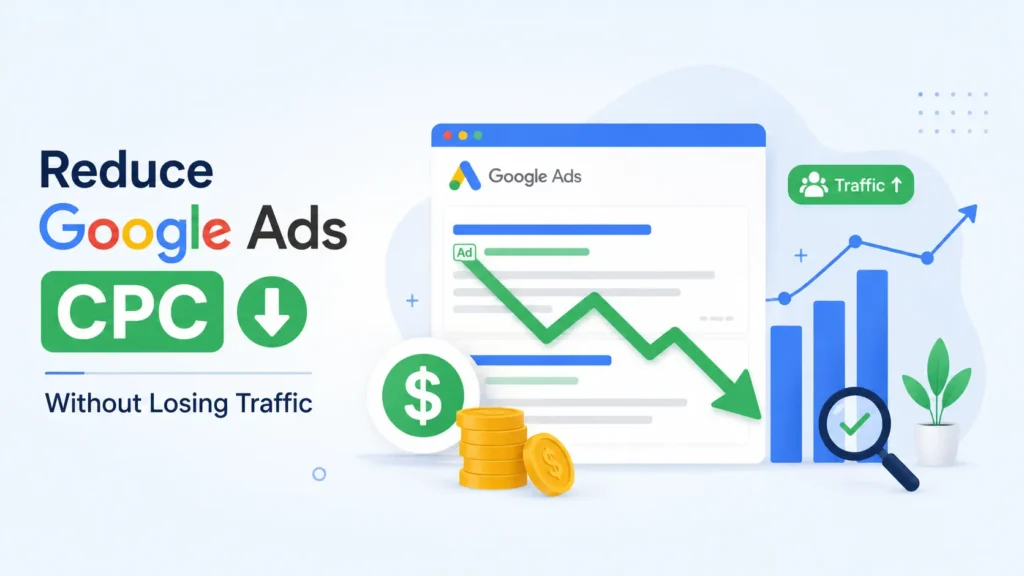 How to Reduce Google Ads Cost Per Click Without Losing Traffic