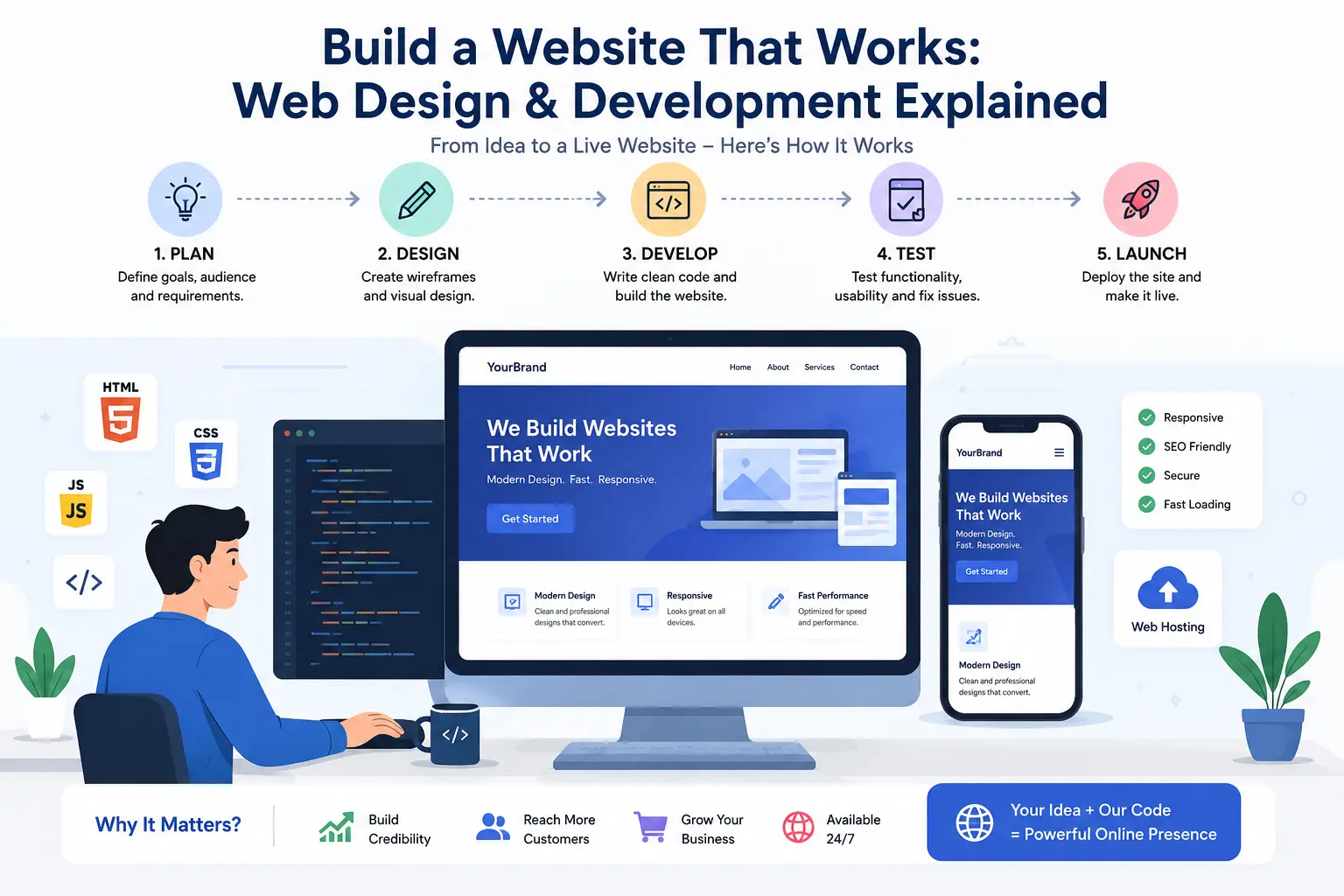 web design and web development