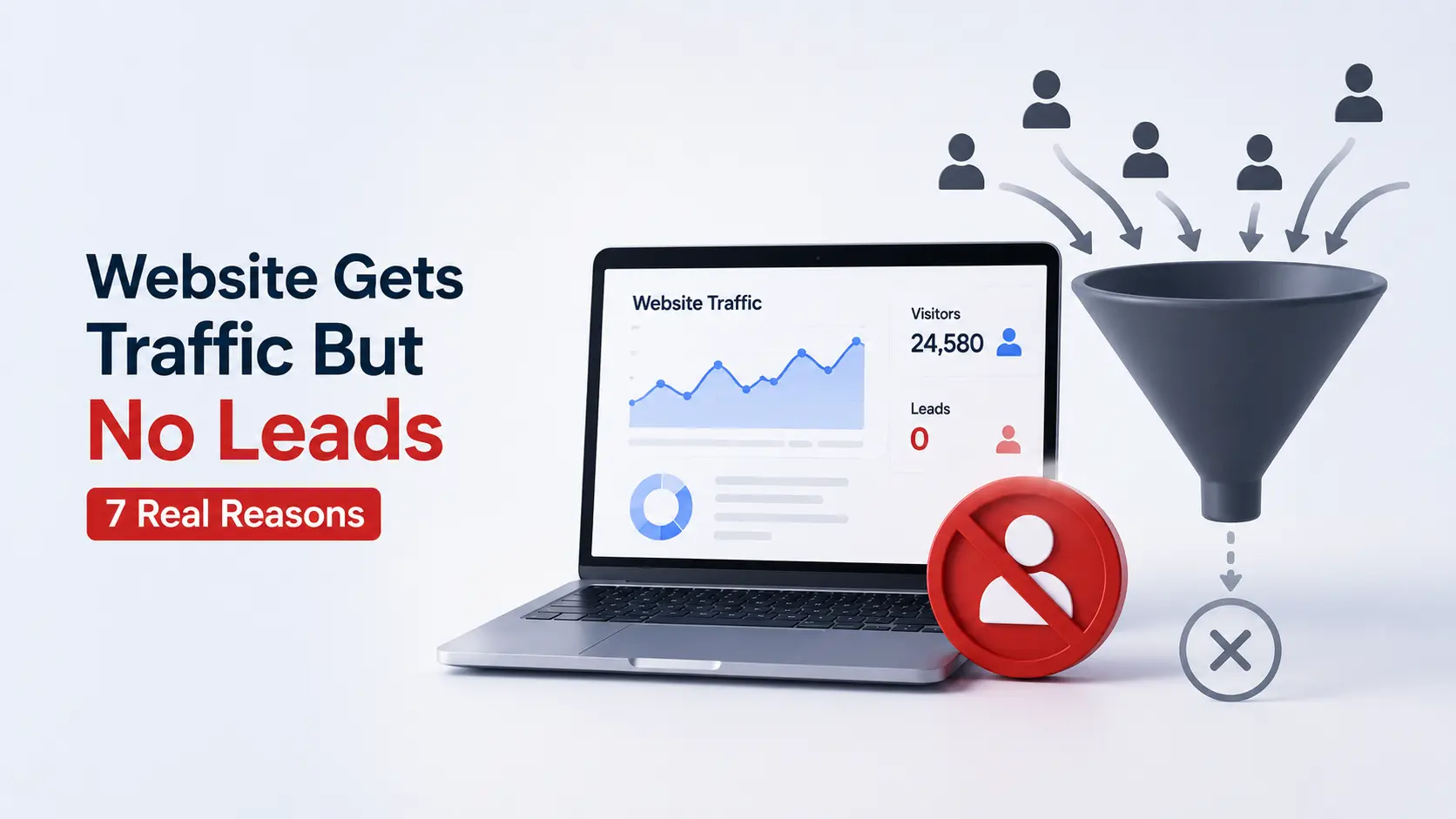 Website Gets Traffic But No Leads: 7 Amazing Reasons in 2026