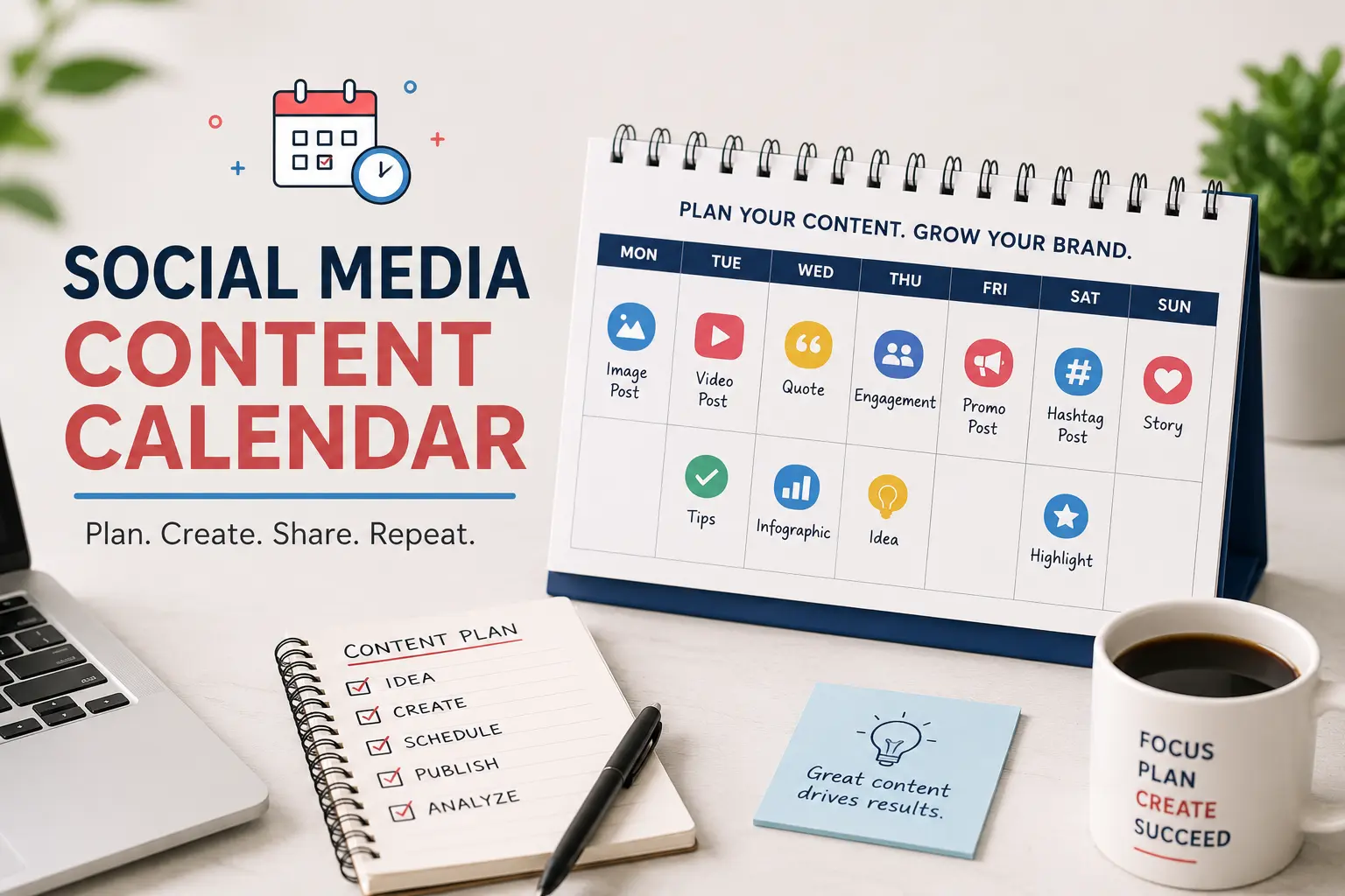 SOCIAL MEDIA CONTENT CALENDER