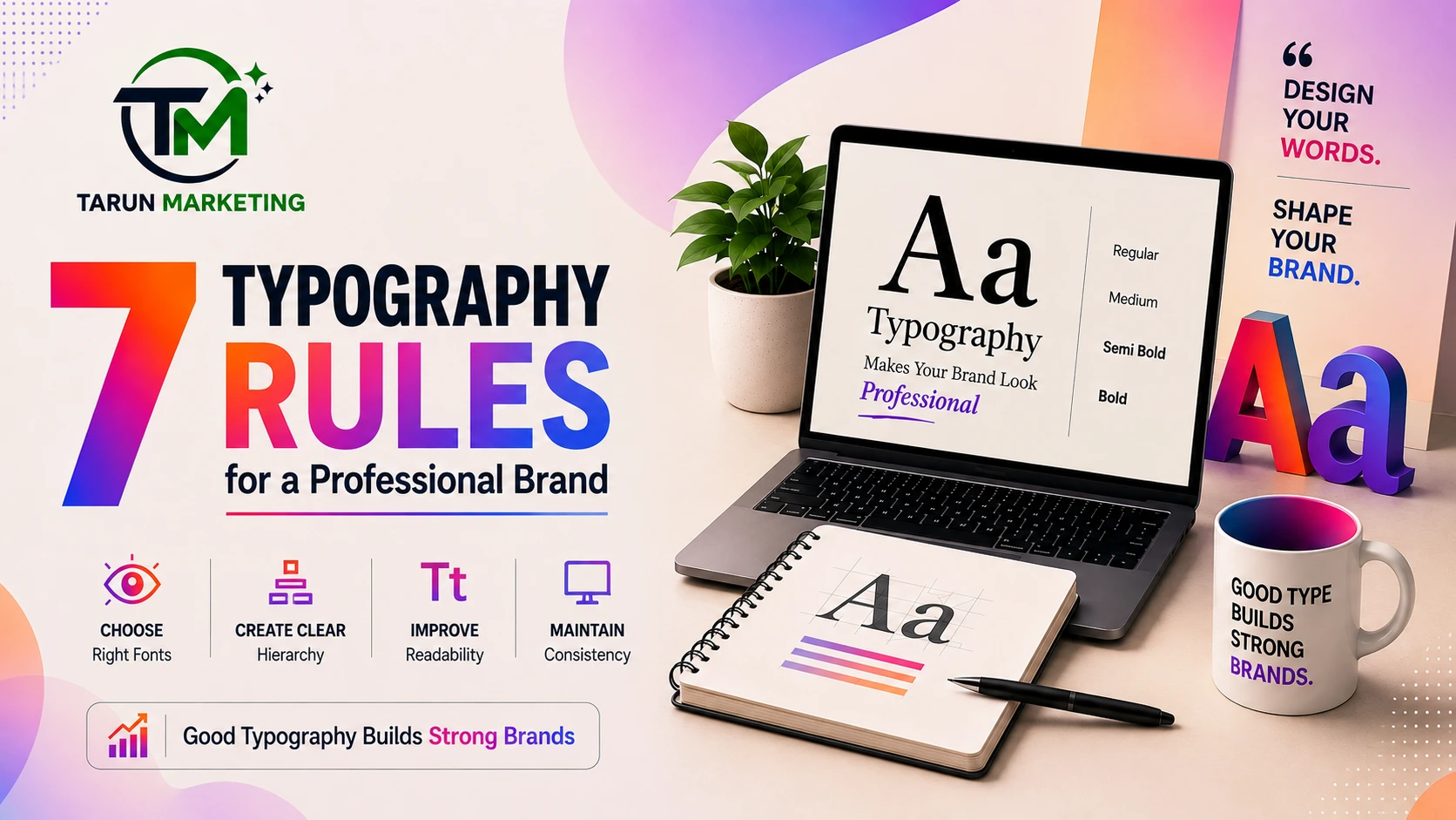 7 Typography Rules for a Professional Brand