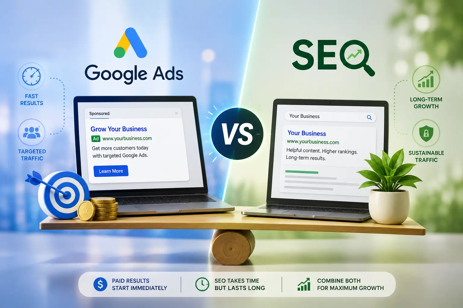 google ads vs seo