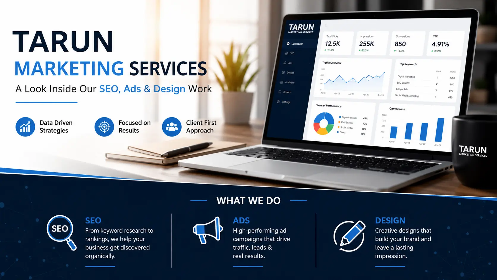 Tarun Marketing Services: SEO, Ads & Design Work