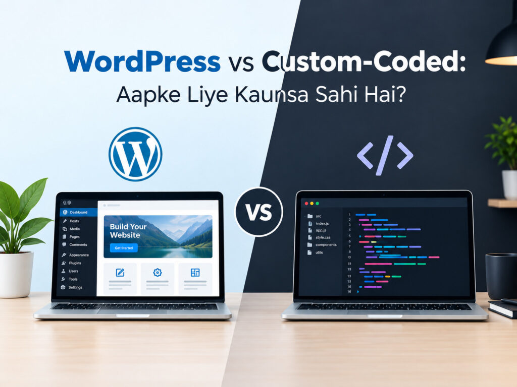 WordPress vs Custom-Coded