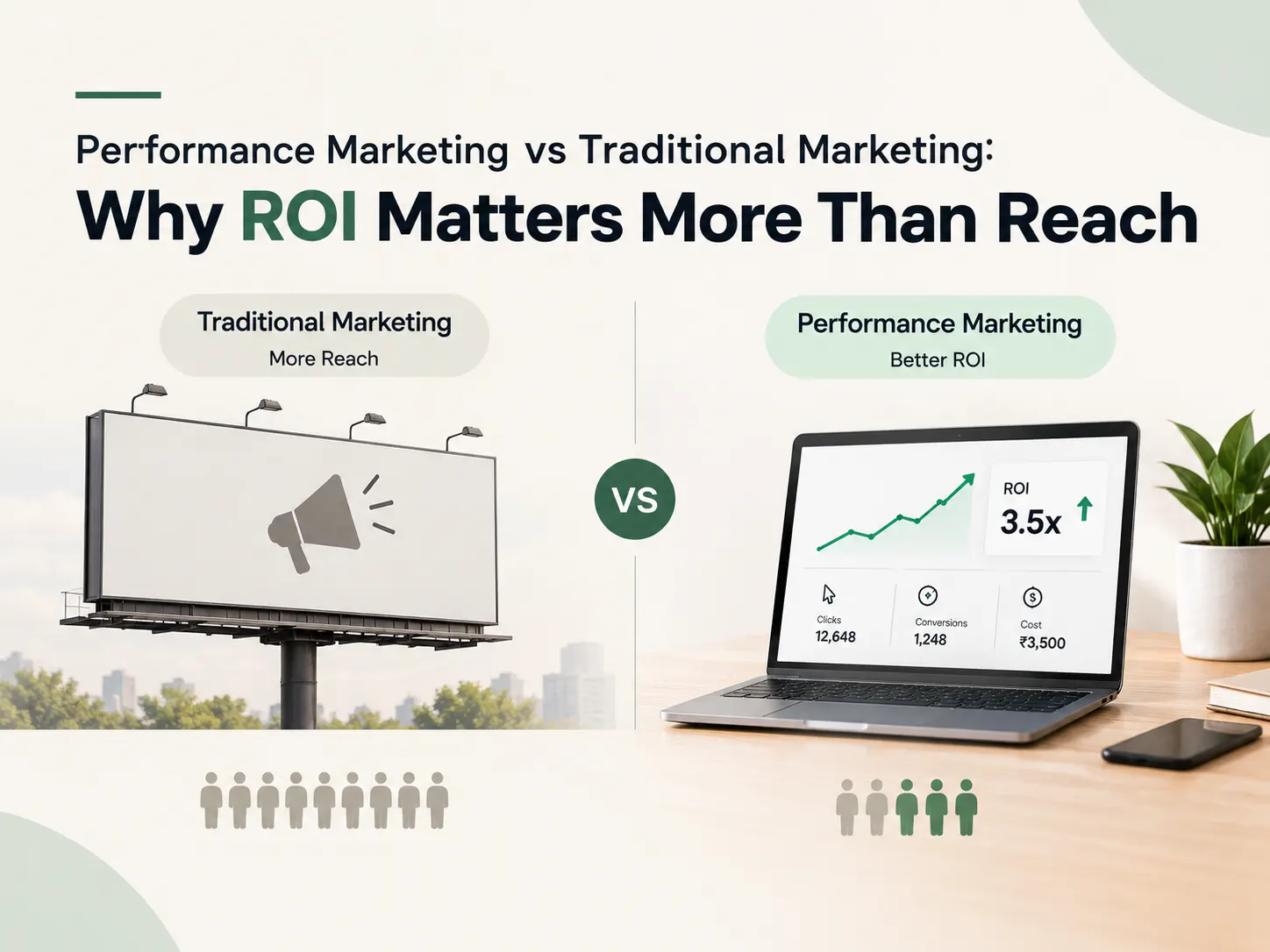 Performance Marketing vs Traditional Marketing: Why ROI Matters More Than Reach
